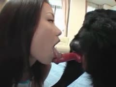 Professional bestial blowjob by a whore